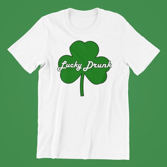 Lucky Drunk St Patrick's day shirt - Picture 6 of 7